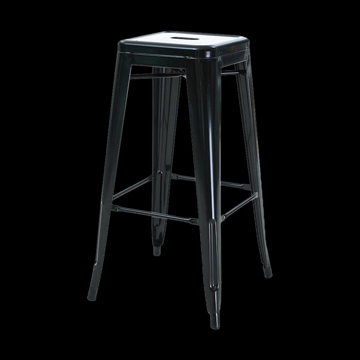 Legend Metalen barkruk zwart - 65 cm