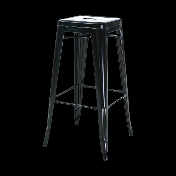 Legend Metalen barkruk zwart - 65 cm