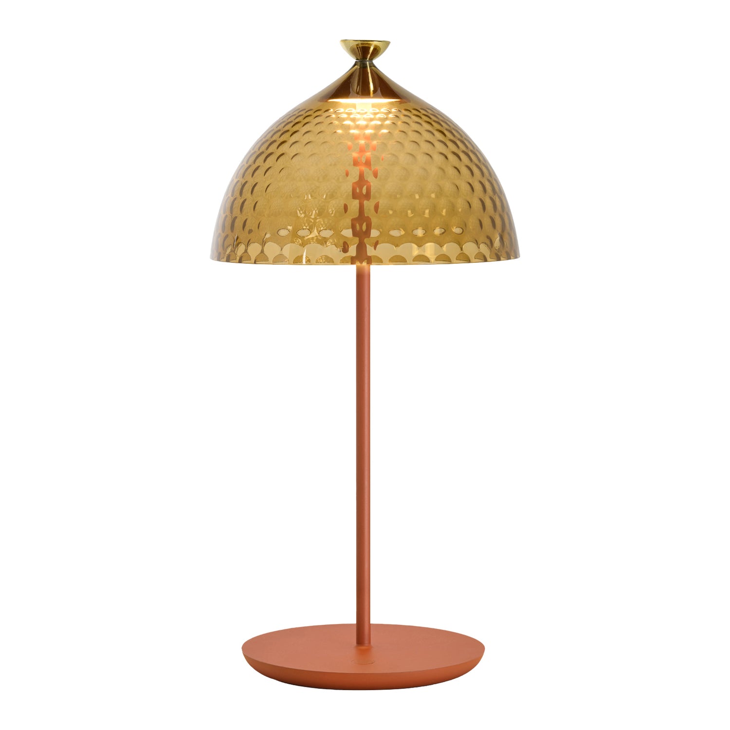 Kartell Pumo Tafellamp -  Amber / Brick Red