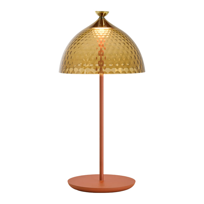 Kartell Pumo Tafellamp -  Amber / Brick Red