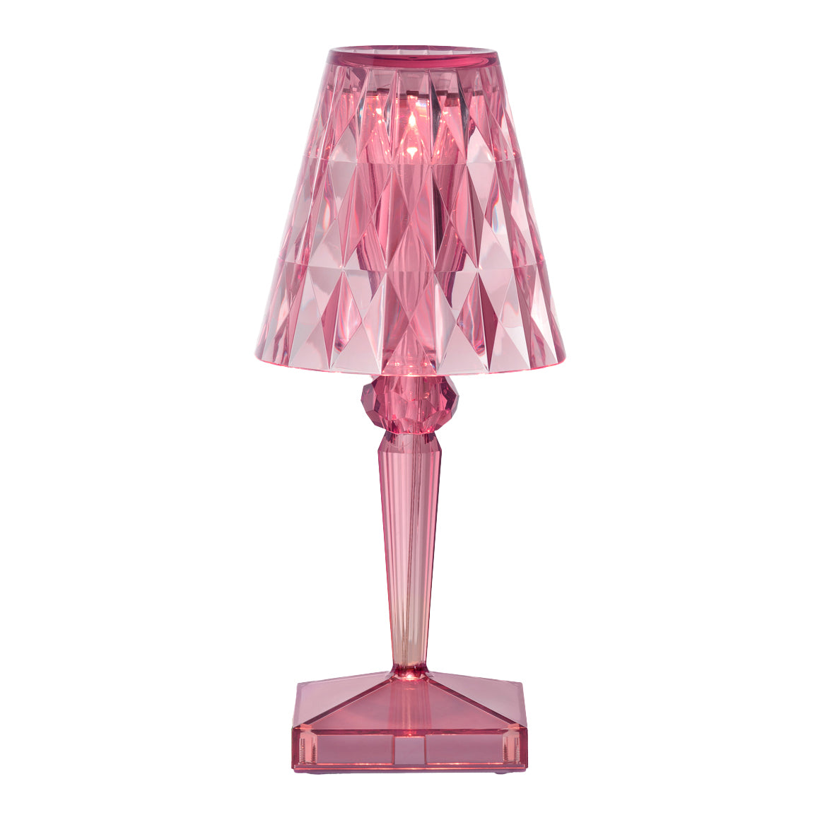 Kartell Battery Oplaadbare Tafellamp -  Pastel Pink