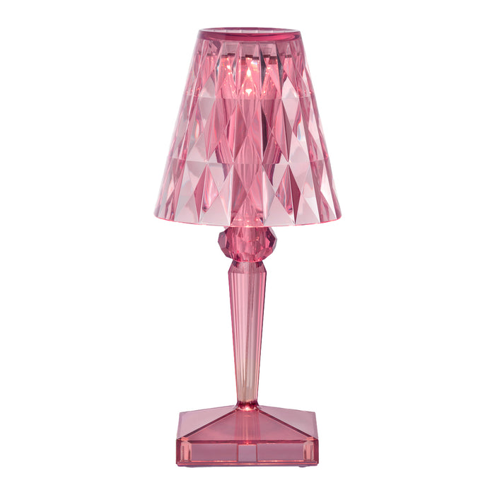 Kartell Battery Oplaadbare Tafellamp -  Pastel Pink