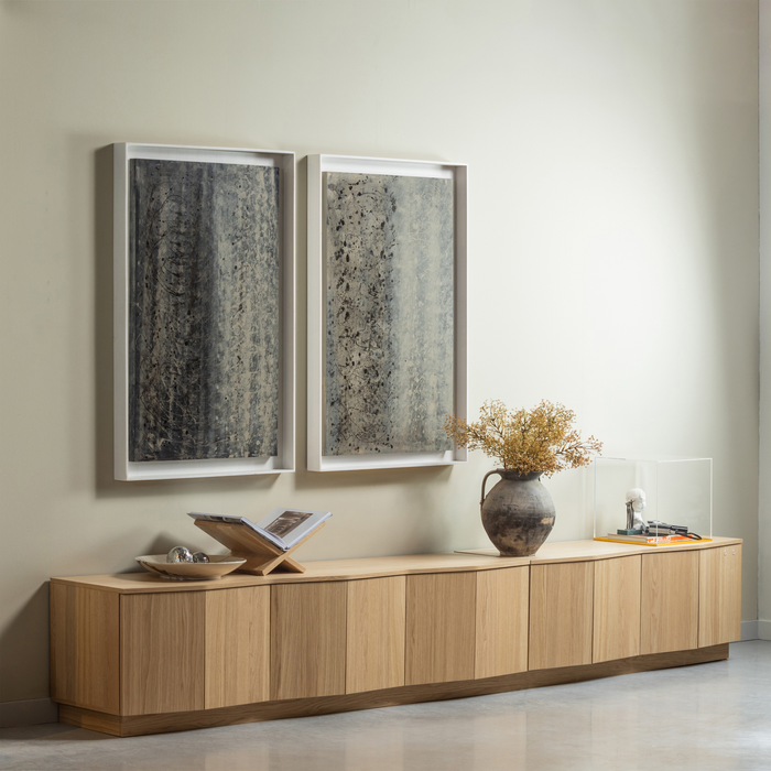 WOOOD Jet Boekenstandaard - Eiken - Naturel - 19x40x26