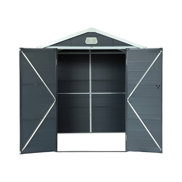 sweeek - 3,65 m² kunststof tuinhuisje