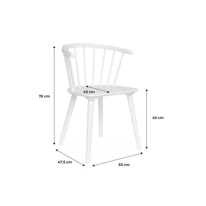 sweeek - Stoel van hout en multiplex, set van 2