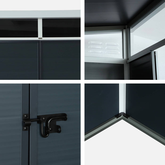 sweeek - 4,55 m² kunststof tuinhuis