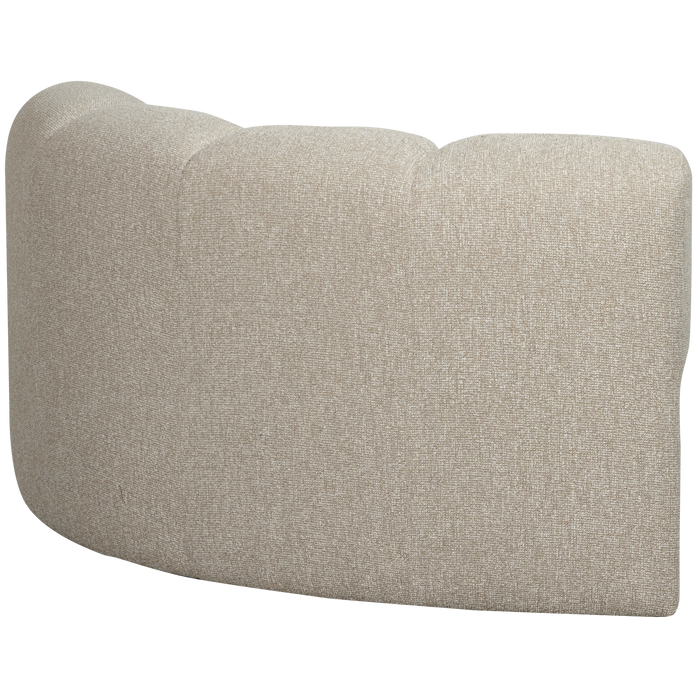 WOOOD Mojo Bank Hoekelement  - Bouclé - Beige Melange - 75x68x77
