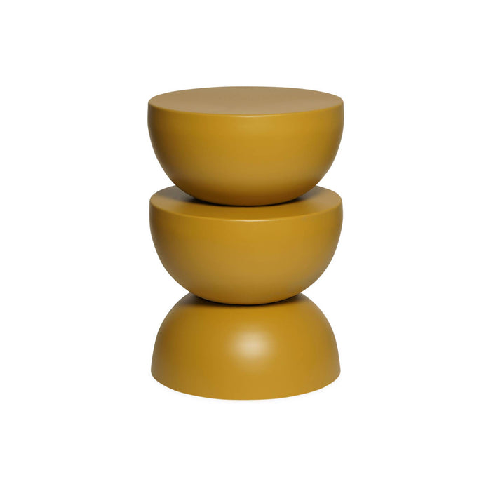 sweeek - Bijzettafel, einde van de bank, metalen nachttafel Ø32 x