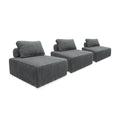 sweeek - Fauteuils corduroy 1 zitplaats (set van 3)