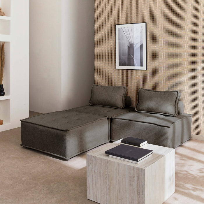 sweeek - Modulaire fauteuil in stof (x3)