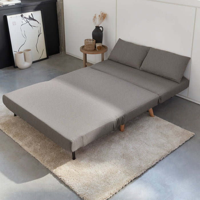 sweeek - Guesta tweepersoons inklapbare slaapbank - poten van hout