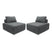 sweeek - Fauteuils corduroy 1 zitplaats (set van 2)