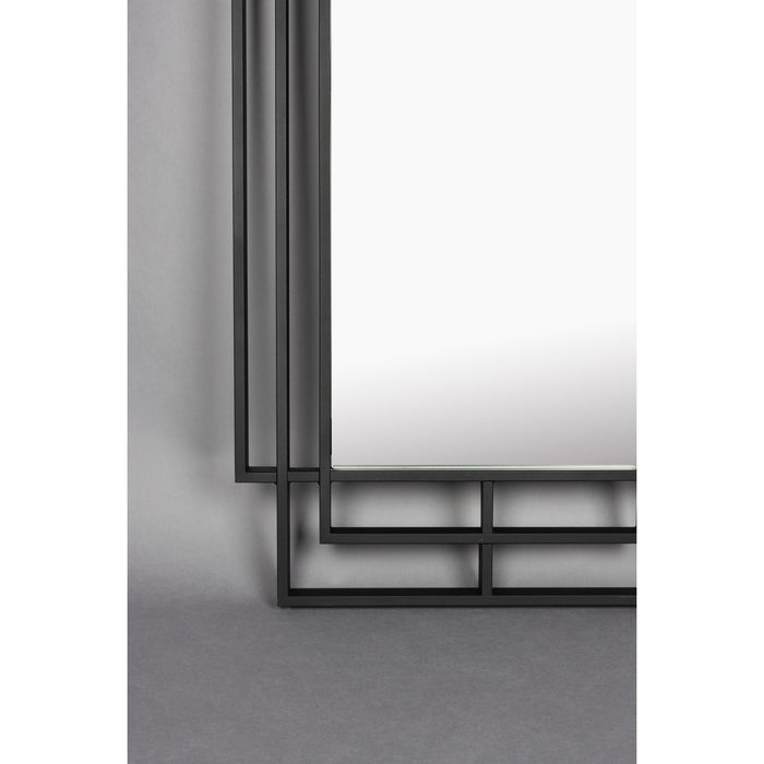 Dutchbone Ramsey Spiegel staand| Passpiegel - Zwart