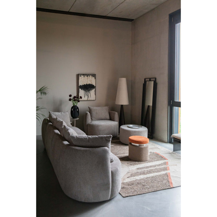 Dutchbone Rocca 4,5-zitsbank Cappuccino - Beige