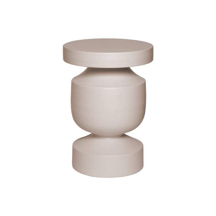 sweeek - Bijzettafel, hoofdeinde bank, nachtkastje in metaal, Ø30,5 x