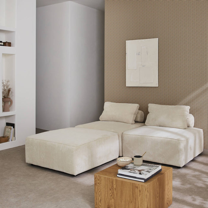 sweeek - Fauteuils corduroy 1 zitplaats (set van 3)