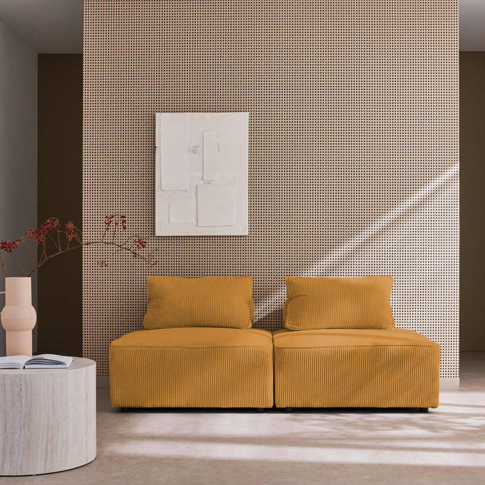 sweeek - Fauteuils corduroy 1 zitplaats (set van 2)