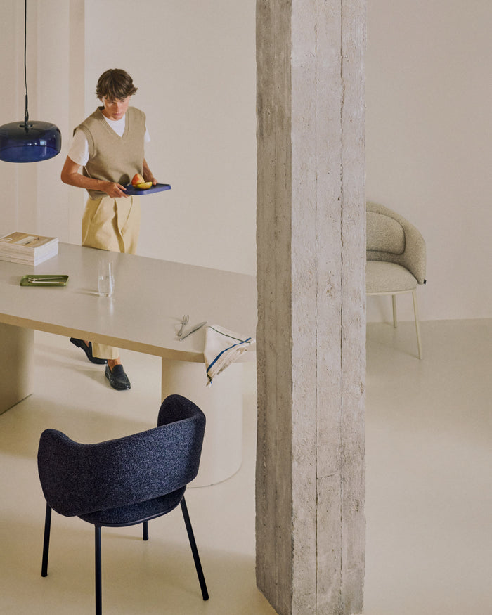 Kave Home - Nealy tafel in gelakt MDF in ecru afwerking 240 x 100 cm