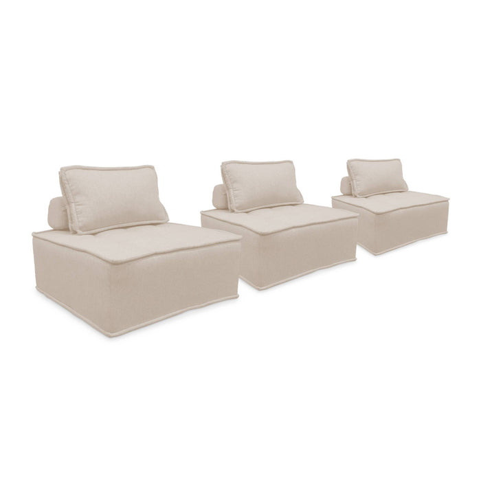 sweeek - Modulaire fauteuil in stof (x3)