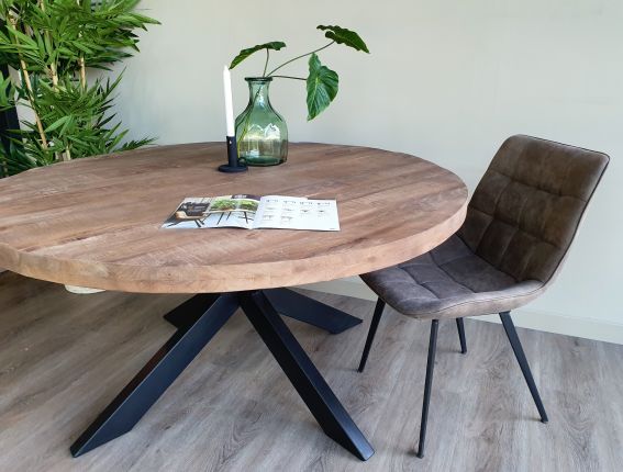 Livingfurn Rocky Round Spider 150cm