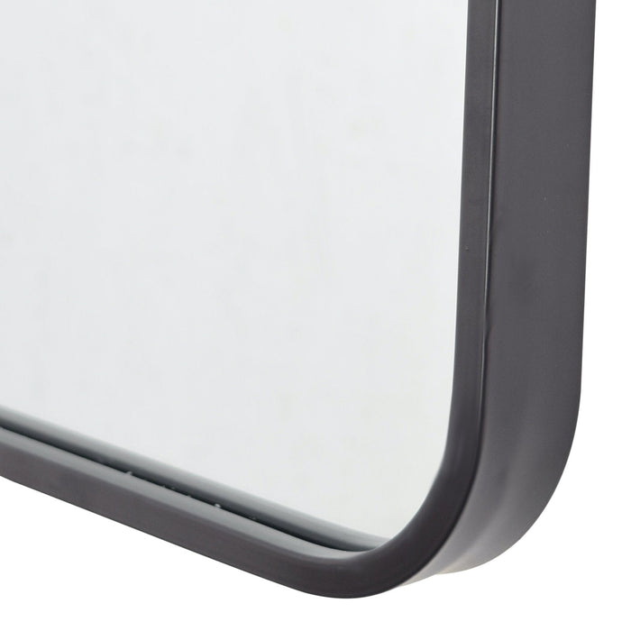 Fragix Boston Passpiegel - Zwart - Metaal - 150x40