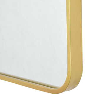 Fragix Boston Passpiegel - Goud - Metaal - 150x40