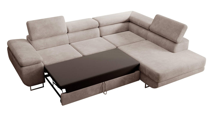 NADUVI Collection Hoekslaapbank Dorothy rechts corduroy