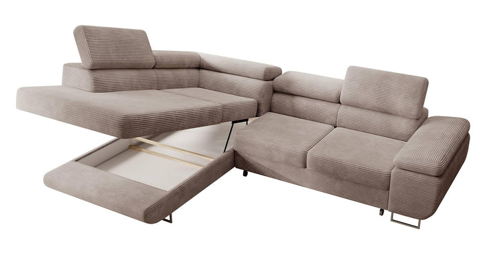 NADUVI Collection Hoekslaapbank Dorothy links corduroy