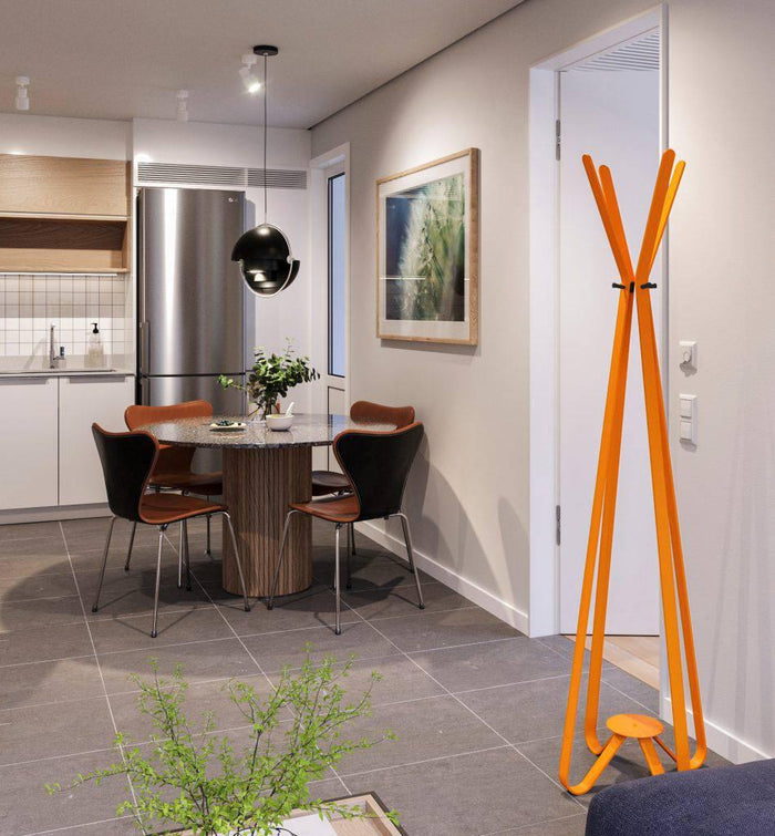 Gorillz Modi Industrieel design Kapstok Staand - Oranje