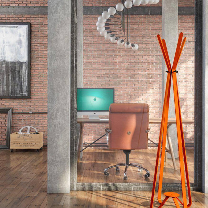 Gorillz Modi Industrieel design Kapstok Staand - Oranje
