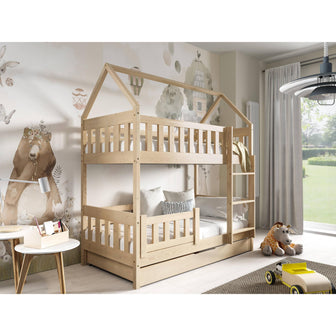 NADUVI Collection Hoogslaper Zaria met lade en matrassen