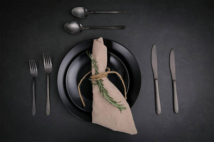 Buccan - Bestekset - London - 50 delig - Zwart