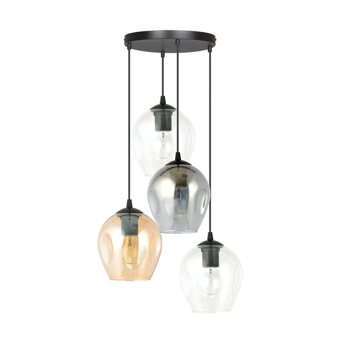 Loft46 4-lichts hanglamp Noah rond