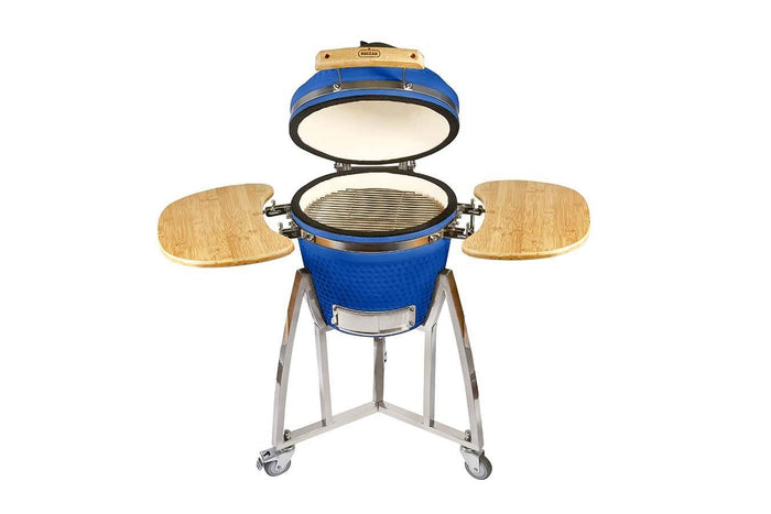 Buccan BBQ - Kamado barbecue - Large 16" - Blauw