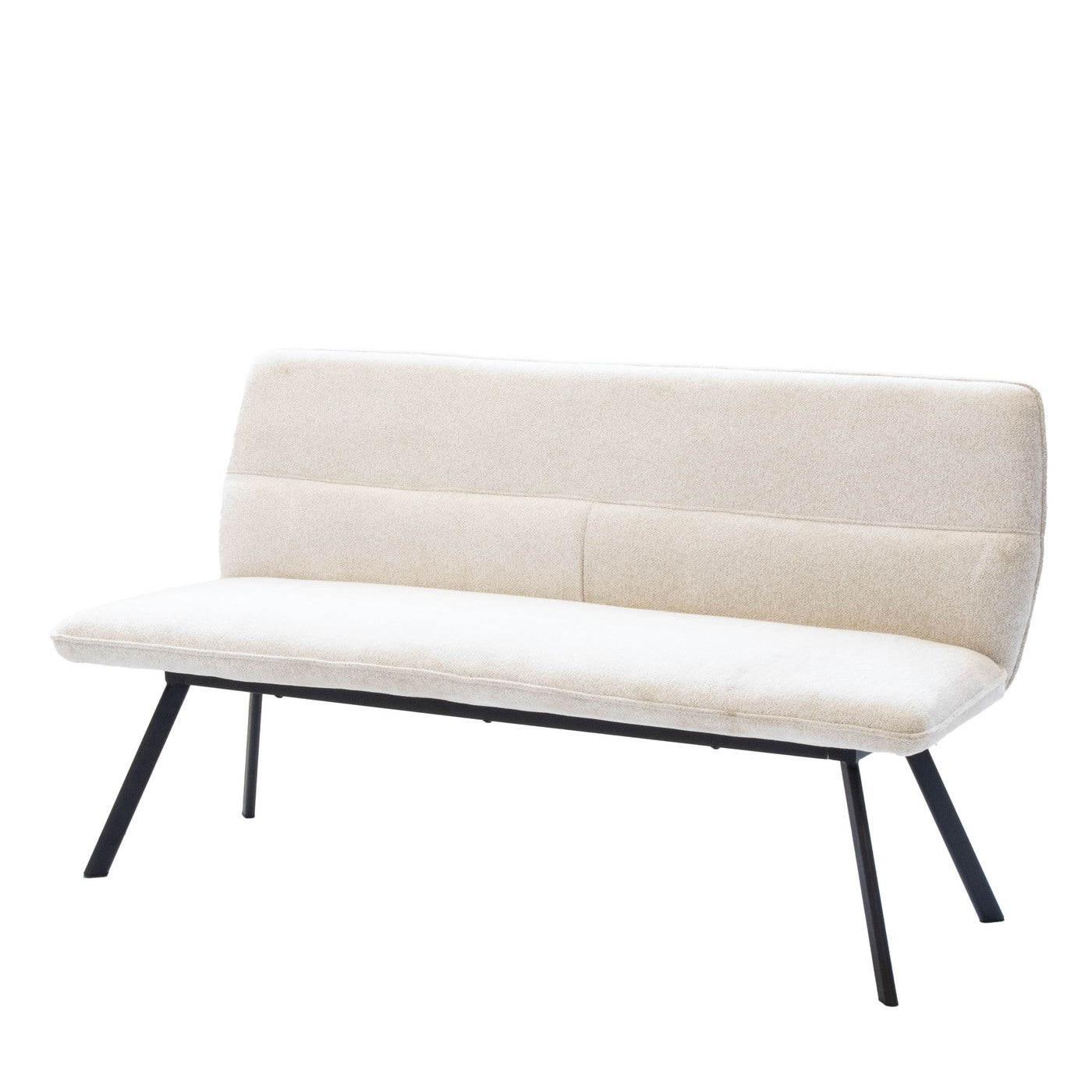 Giga Meubel - Eetkamerbank - Beige Stof - 160x60x88cm - Harper