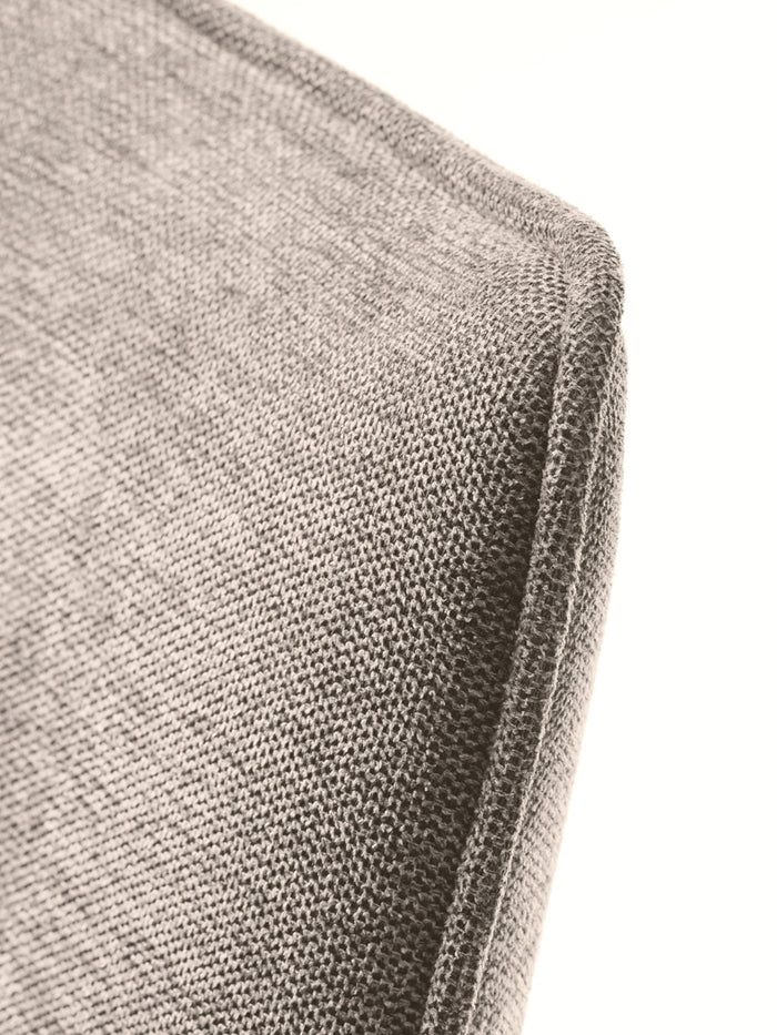 Giga Living - Eetkamerstoel Zandkleur Stof - Calgary - Set van 2