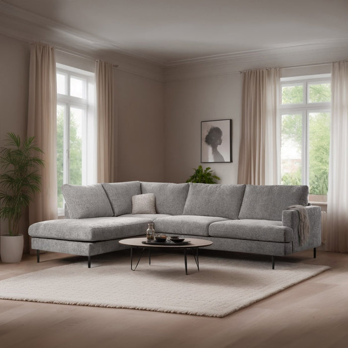 Giga Meubel - 3-Zits Hoekbank Haga Naturel Links