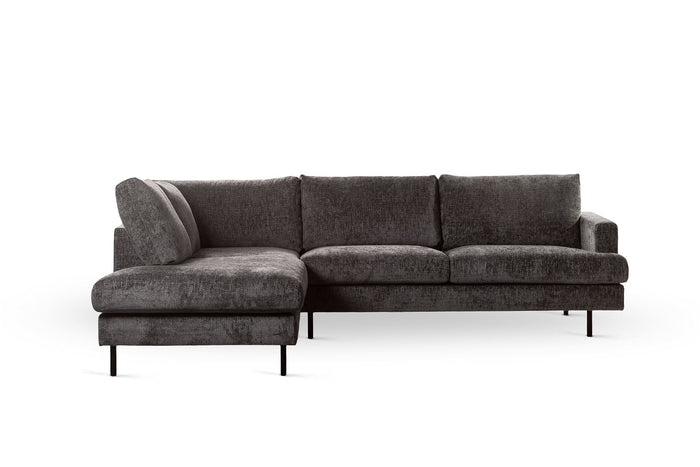Giga Meubel - 3-Zits Hoekbank Haga Antraciet Links