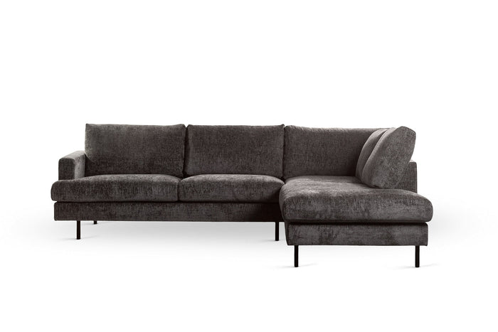 Giga Meubel - 3-Zits Hoekbank Haga Antraciet Rechts