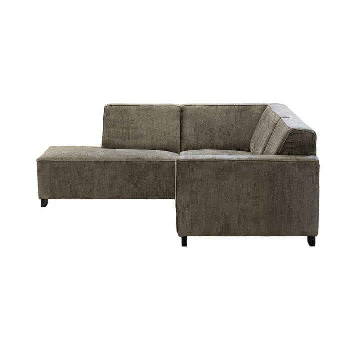 Giga Meubel - Hoekbank Taupe - 3,5-Zits Links - 274x205x80cm - Napoli