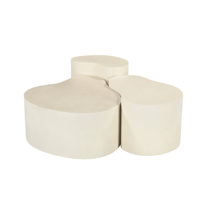 Brix - Salontafel Brix Organic Sandy 50cm - Beton | MDF