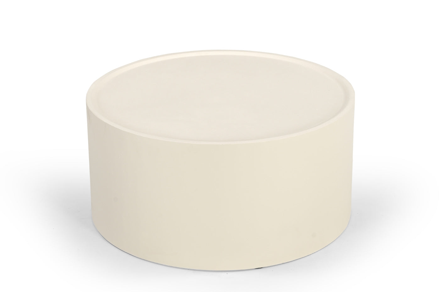 Giga Meubel - Salontafel Rond Ø80cm - Beige Betonlook - Jelka