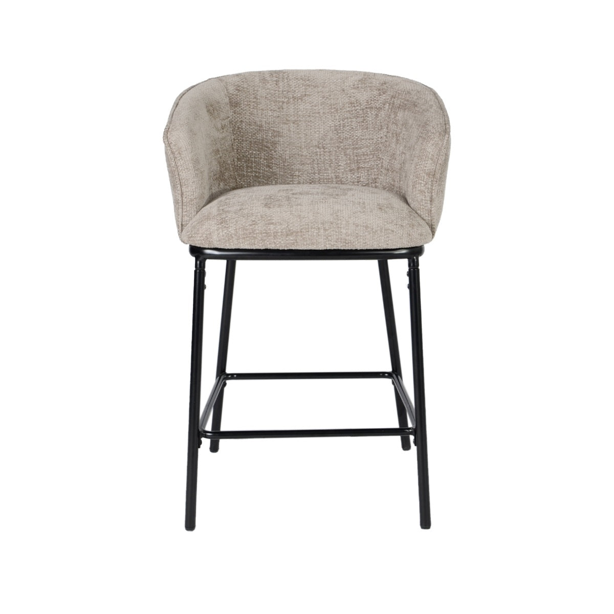 Giga Meubel - Barstoel Beige Stof - Mae