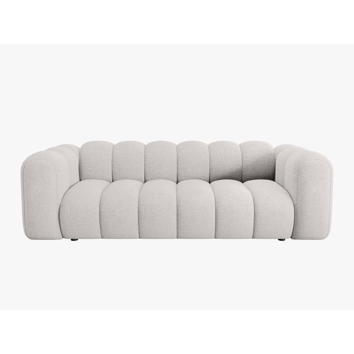 Micadoni Lupine 3-zitsbank - Chenille -  Lichtgrijs