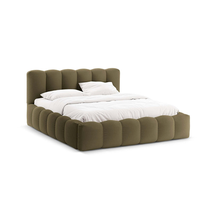 Micadoni Lupine Bedframe met Opbergruimte 140 x 200 cm - Groen