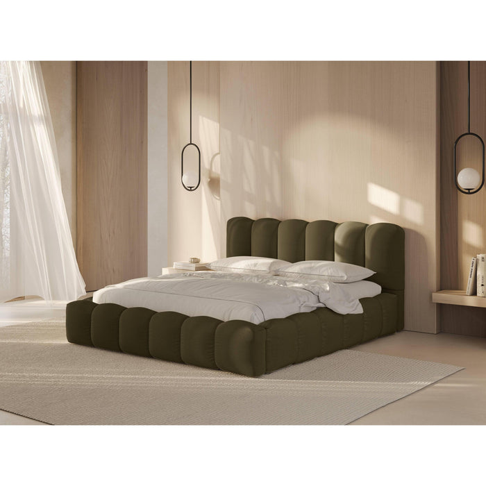 Micadoni Lupine Bedframe met Opbergruimte 140 x 200 cm - Groen