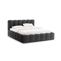 Micadoni Lupine Bedframe met Opbergruimte 140 x 200 cm - Antraciet