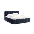 Micadoni Lupine Bedframe met Opbergruimte 200 x 200 cm - Koningsblauw