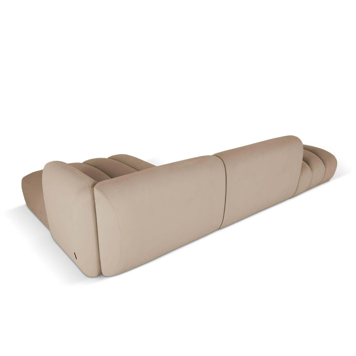 Micadoni 5-zits hoekbank Harry open rechts velvet