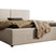 Meubella Tweepersoonsbed Infinity - Beige ribstof - 160x200 cm